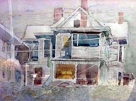 Old House (watercolor 24 x 36 in) SOLD