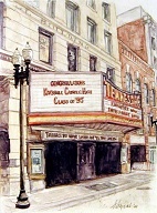 Tennessee Theater (watercolor)  SOLD